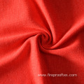 Fireproof Cotton Acrylic Blend Red Warm Underwear Fabric